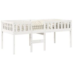 Berkfield Home Children's Bed without Mattress White 90x190 cm Solid Wood Pine - thumbnail 4