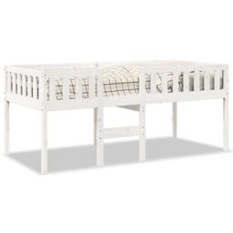 Berkfield Home Children's Bed without Mattress White 90x190 cm Solid Wood Pine - thumbnail 2