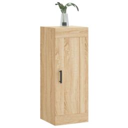 Berkfield Home Wall Mounted Cabinet Sonoma Oak 34.5x34x90 cm Engineered Wood in Brown - thumbnail 4