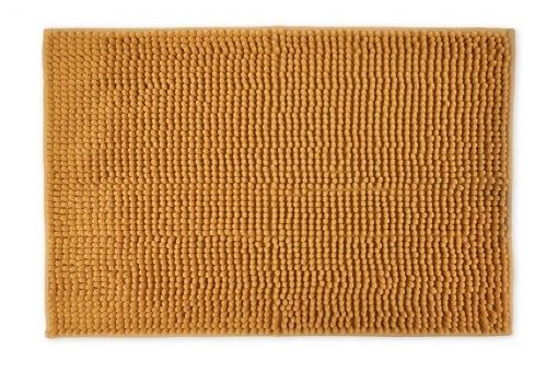 New Edge Blinds Marlow Collection Soft Touch Non-Slip Bathroom Rug in Yellow - Size: 45 cm width x 75 cm drop - image 1