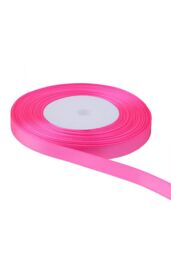 Neel Blue Double Sided Satin Polyester Ribbon Roll, 15mm x 25 Metres in Pale Pink - thumbnail 4