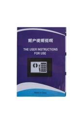 Living and Home 6L Mini Password Mechanical Lock Safe Home Office Security Box in Black - thumbnail 7