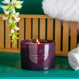 Nicola Spring 350g Cinnamon Orange Soy Candles - Pack of 3 - Double Wick Festive in Purple - thumbnail 6