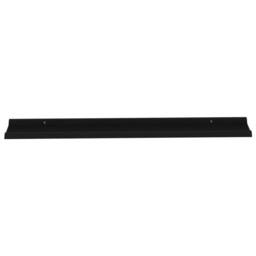 Berkfield Home Wall Shelves 2 pcs Black 115x9x3 cm - Size: 115 x 9 x 3 cm - thumbnail 4