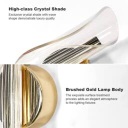 COMELY LED Wall Lights, 12W Creative Spiral Design Gold Wall Light - thumbnail 8
