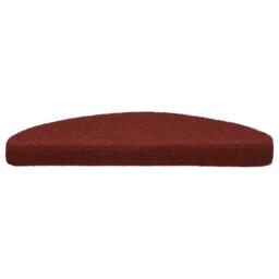 Berkfield Home Self-adhesive Stair Mats 10 pcs Red 65x21x4 cm Needle Punch - Size: Medium - thumbnail 4