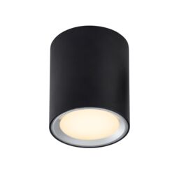 Nordlux Modern Indoor Surface Downlight Black Metal Intergrated LED 3-Level Dimming - Mains Powered, IP20 - thumbnail 2