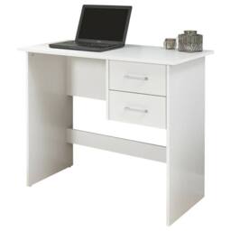 FORGEVIO 2 Drawer Desk white Dressing Table Dresser White