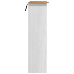 "Berkfield Home Hutch ""ASKIM"" White 91x30x104 cm Solid Wood Pine - Size: 91 x 30 x 104 cm" - thumbnail 5
