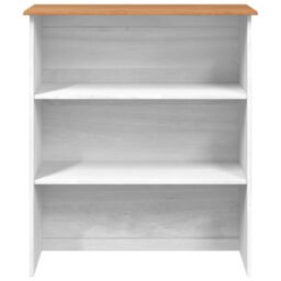 "Berkfield Home Hutch ""ASKIM"" White 91x30x104 cm Solid Wood Pine - Size: 91 x 30 x 104 cm" - thumbnail 4