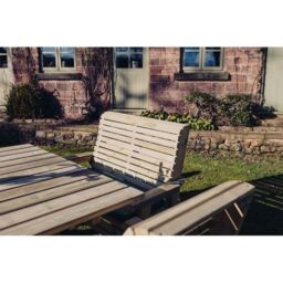 Churnet Valley Garden Furniture Ltd Ergo 8 Seat Dining Set - Min. Assembly Required - Set of Cushions Inc in Brown - thumbnail 3