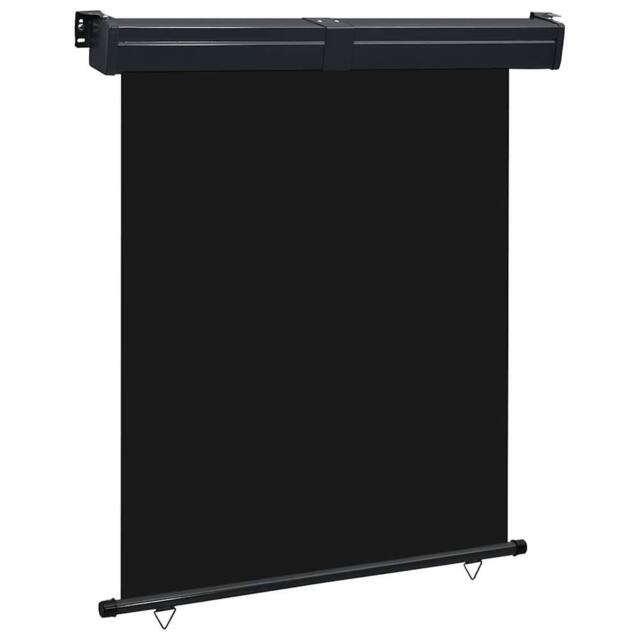 Berkfield Home Balcony Side Awning 140x250 cm Black - image 1
