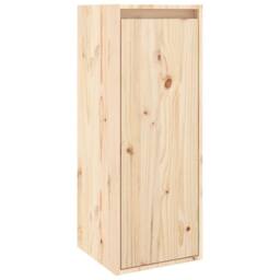 Berkfield Home Wall Cabinets 2 pcs 30x30x80 cm Solid Wood Pine in Light Brown - Size: 30 x 30 x 80 cm - thumbnail 5