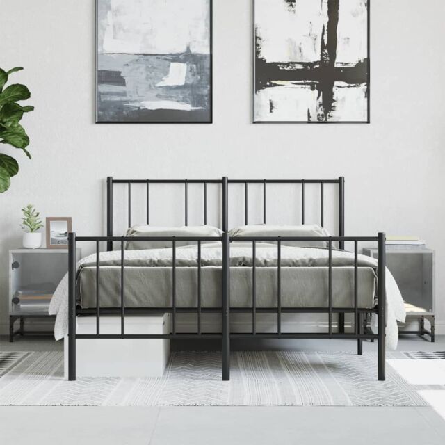 Berkfield Home Bedside Cabinets with Glass Doors 2 pcs Concrete Grey 35x37x50 cm - Size: 35 x 37 x 50 cm - image 1