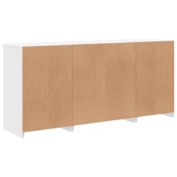 Berkfield Home Sideboard with LED Lights White 142.5x37x67 cm - thumbnail 8