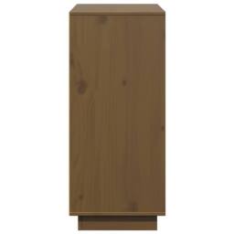 Berkfield Home Sideboard Honey Brown 110.5x35x80 cm Solid Wood Pine - thumbnail 8