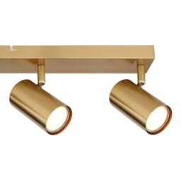 Netlighting Robby Ceiling Spotlight Bar Gold Colours Brushed 4x GU10 - thumbnail 5