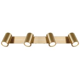Netlighting Robby Ceiling Spotlight Bar Gold Colours Brushed 4x GU10 - thumbnail 3