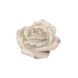 Minster Medium Decorative Flower Ornament - Resin - L15 x W15 x H7 cm - Beige - Size: 1 Pack