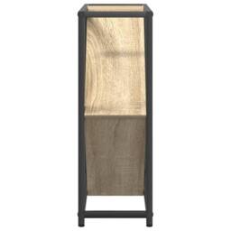 Berkfield Home Wine Rack Sonoma Oak 51x18x52, 5 cm Engineered Wood in Light Tan - thumbnail 7