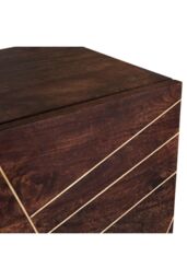 IH Design Large Sideboard with Doors & Drawers Deiondre Dark Mango in Brown - thumbnail 6