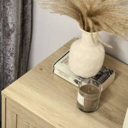 Wyld Haus Reredito 4 Drawer Chest with Rattan Panelled Fronts in Natural - thumbnail 9