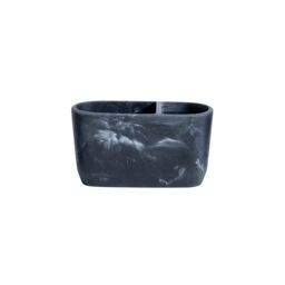 Showerdrape Octavia Grey Marble & Chrome Toothbrush Holder - thumbnail 3