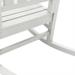 Berkfield Home Garden Rocking Chairs 2 pcs White 70x92x107.5 cm HDPE - thumbnail 8