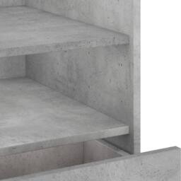 Berkfield Home Bedside Cabinet Concrete Grey 45x50x50 cm Engineered Wood - Size: 45 x 50 x 50 cm - thumbnail 9