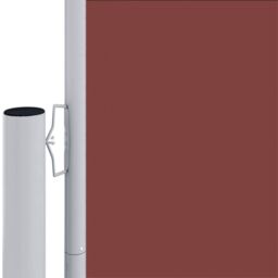 Berkfield Home Retractable Side Awning Brown 160x1200 cm - thumbnail 3