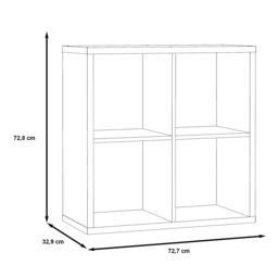 Furniture To Go Mauro 2x2 Storage Unit in Brown - thumbnail 7