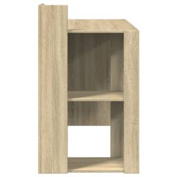 Berkfield Home Office Desk Sonoma Oak 103.5x56.5x94 cm Engineered Wood in Brown - thumbnail 5