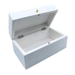 KDMD Vintage Deco - Multi Purpose Box - 22x12x10cm - White Diamonds - Size: 22 x 12 x 10 cm - thumbnail 2