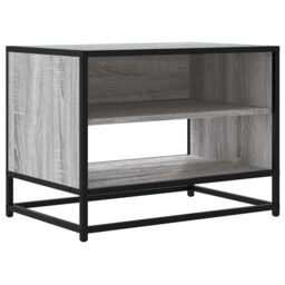 Berkfield Home TV Cabinet Grey Sonoma 61x40x46 cm Engineered Wood & Metal - Size: 61 x 40 x 46 cm - thumbnail 2