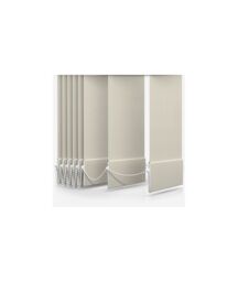New Edge Blinds Cirrus Patterned Vertical Blind 140cm Drop Cream in Beige - Size: 60 cm width x 140 cm drop - thumbnail 2