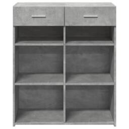 Berkfield Home Sideboard Concrete Grey 80x42.5x93 cm Engineered Wood - thumbnail 4