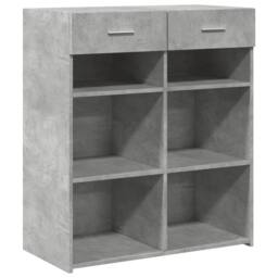 Berkfield Home Sideboard Concrete Grey 80x42.5x93 cm Engineered Wood - thumbnail 3