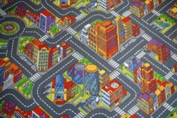 RugsX Streets Big Rug in Grey - Size: 200 cm x 450 cm - thumbnail 2