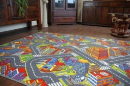 RugsX Streets Big Rug in Grey - Size: 200 cm x 450 cm - thumbnail 3