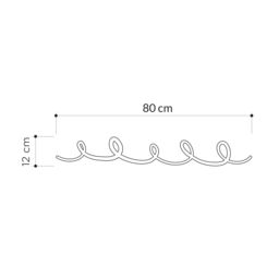 Decortie 'Sing' Black Metal Minimalist Single Wall Hook Stainless Steel - Size: 1 Pack - thumbnail 4