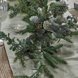 Dibor Alpine Lodge Xmas Table Decor Christmas Garland 1.5m - Size: Large - thumbnail 3