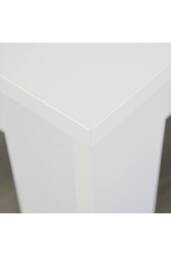ERGOVEXA Kitchen Dining Table & 2 Benches Set, White - thumbnail 6