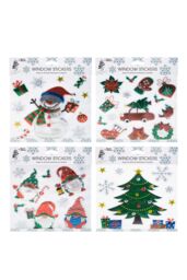 VFM e-Store Christmas Stickers 1 x Varied Design 21cm x 21cm Christmas Themed - Size: 21 cm x 21 cm - thumbnail 1