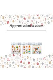 VFM e-Store Christmas Stickers 1 x Varied Design 21cm x 21cm Christmas Themed - Size: 21 cm x 21 cm - thumbnail 2