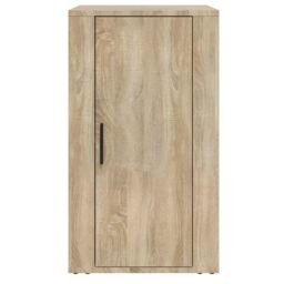 Berkfield Home Sideboard Sonoma Oak 40x33x70 cm Engineered Wood in Beige - Size: 40 x 33 x 70 cm - thumbnail 3