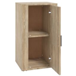 Berkfield Home Sideboard Sonoma Oak 40x33x70 cm Engineered Wood in Beige - Size: 40 x 33 x 70 cm - thumbnail 4