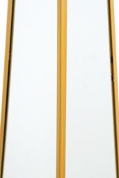 MirrorOutlet Gold Metal Edged Mirrored Garden Ornament (100CM X 20CM X 20CM) - Size: 1 Pack - thumbnail 5