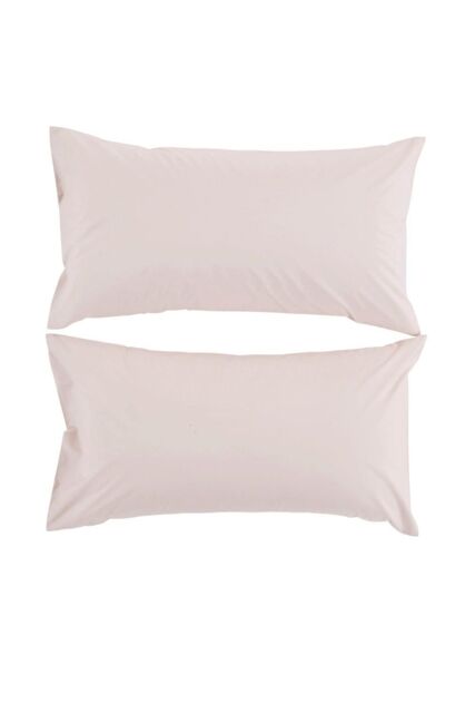 CHRISTY Pure Cotton Percale King Pillowcase Pair in Pink - image 1