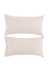 CHRISTY Pure Cotton Percale King Pillowcase Pair in Pink - thumbnail 3