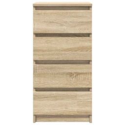 Berkfield Home Sideboard Sonoma Oak 37.5x35x76 cm Engineered Wood in Brown - thumbnail 6
